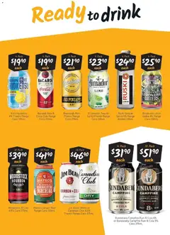 Preview of Cellarbrations catalogue  Casino - valid from 14/06/2026 | Page: 4 | Products: Bourbon, Coca Cola, Vodka, Lemon