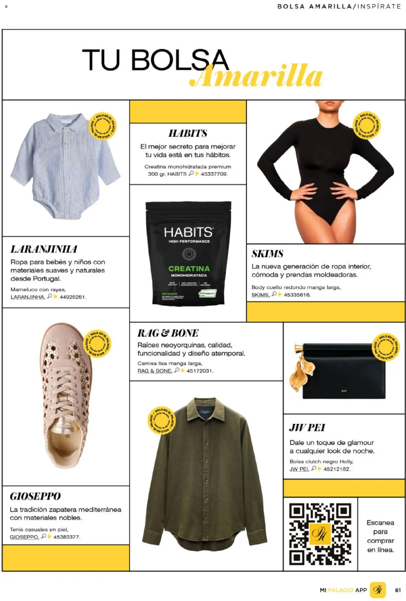 Nuevas ofertas de Palacio De Hierro válidas en toda la República Mexicana desde el 01/07/2026. ¡Encuentra las mejores ofertas en Palacio De Hierro catálogo! | Página: 64 | Productos: Camisa, Manga, Ropa, Mameluco