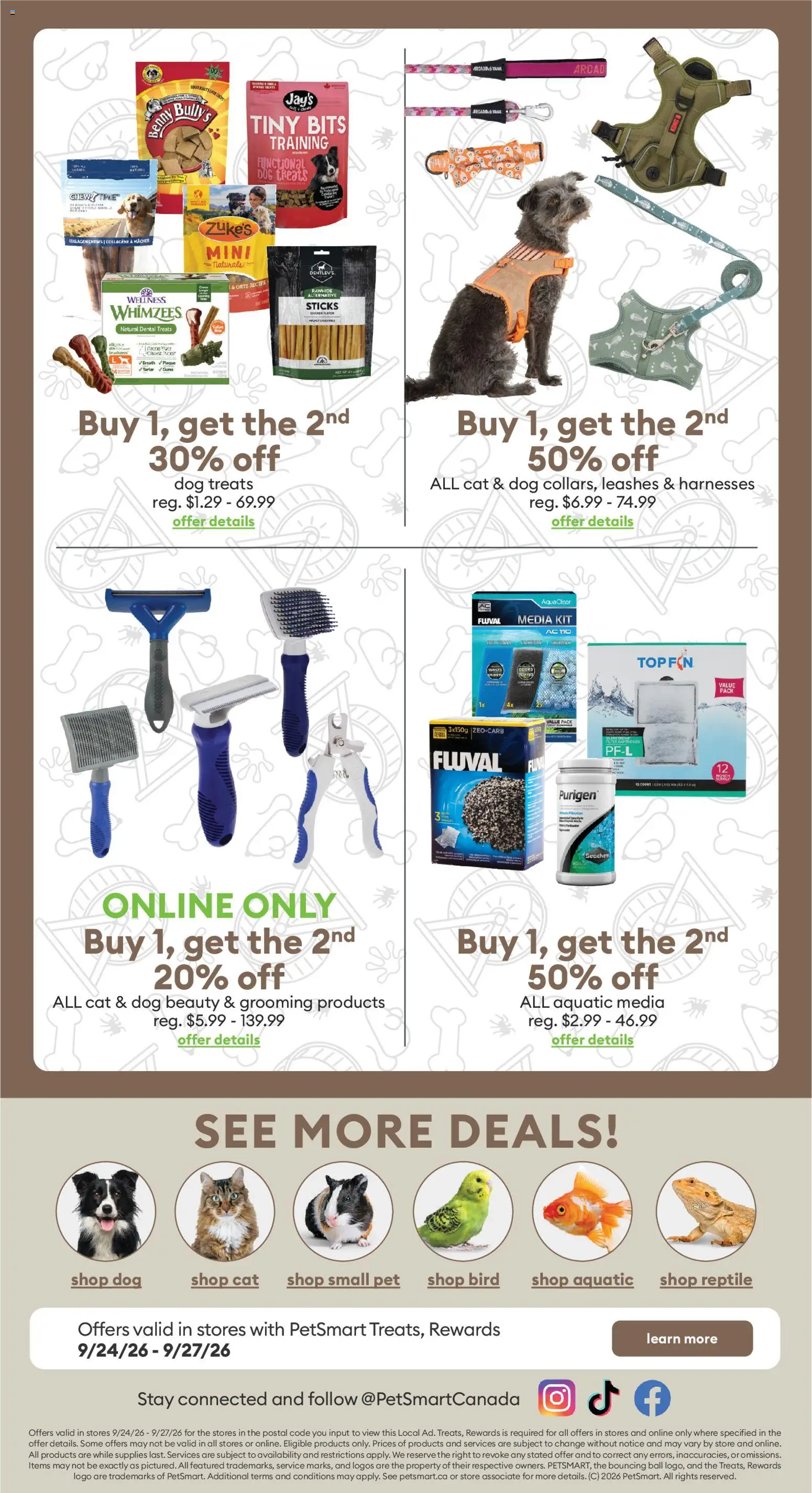 Petsmart flyer valid from Sep 24, 2026 | Page: 2 | Products: Oats