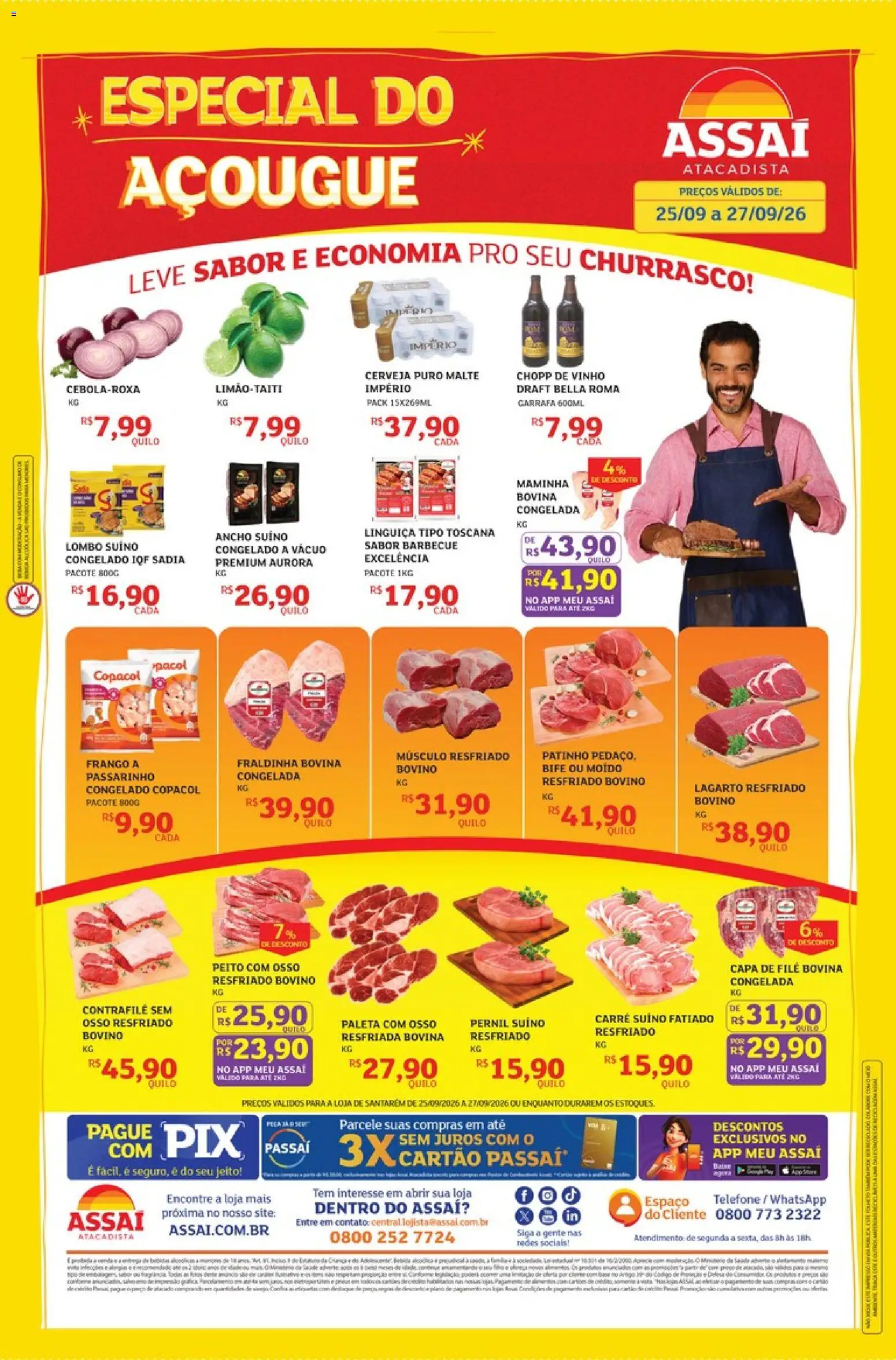 Assaí Atacadista Folheto - válido de 25/09/2026 | Página: 1