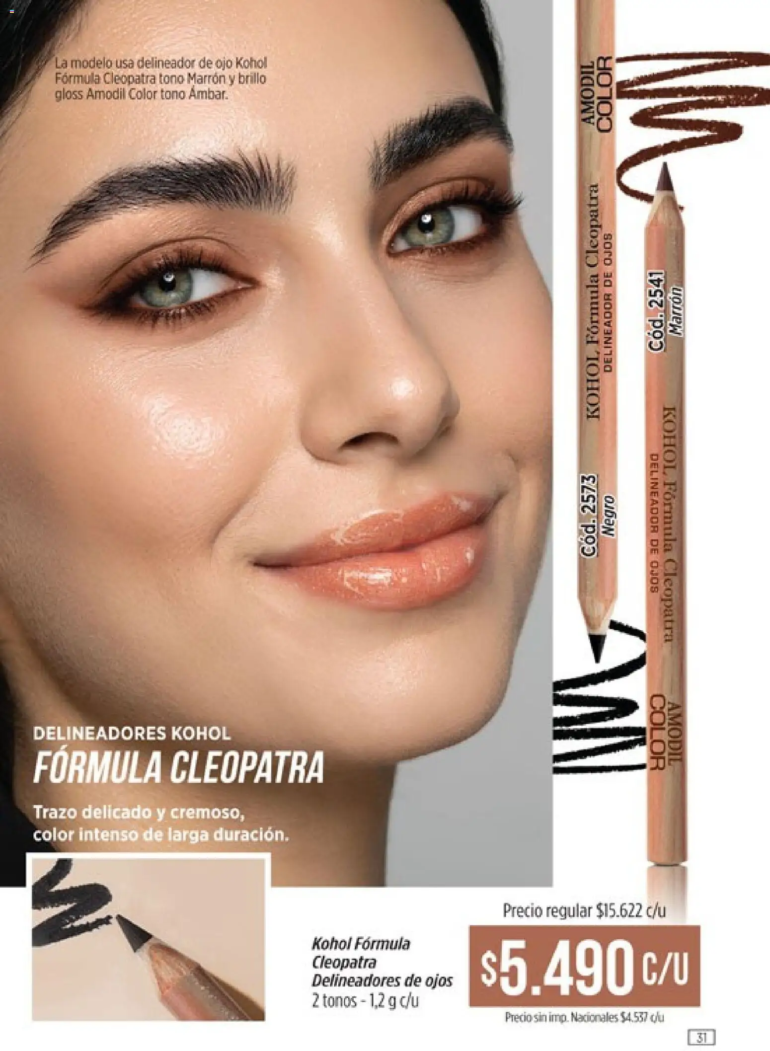 Amodil - Campaña 11 │ válido desde el 01.07.2026 | Página: 31 | Productos: Delineador de ojos, Delineador, Brillo