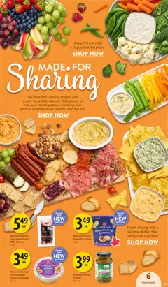 Preview of Save on foods flyer - A taste of summer from shop Save on foods valid from Jun 11, 2026 | Page: 7 | Products: Milk, Cheese