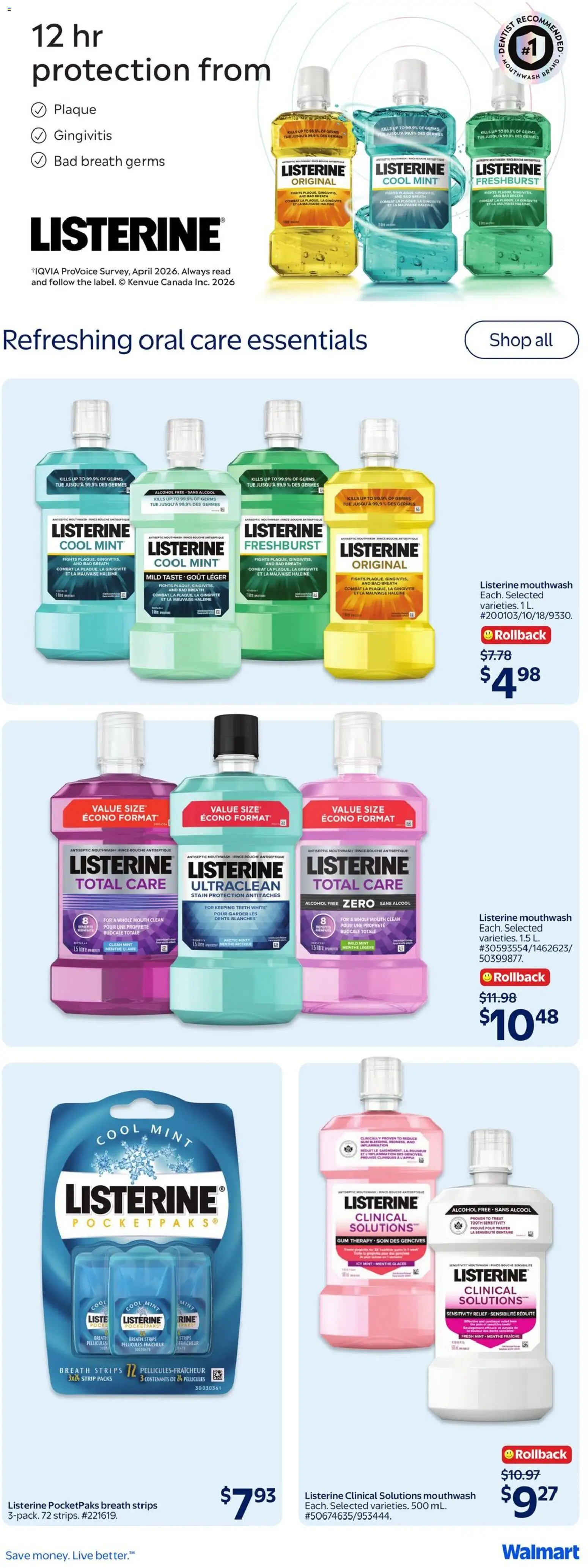 Walmart flyer valid from Sep 3, 2026 | Page: 34