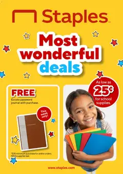 Preview of Staples weekly ads valid from 08/02/2026