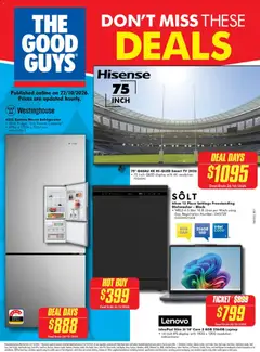 Preview of The Good Guys Don't miss these deals - valid from 22/10/2026