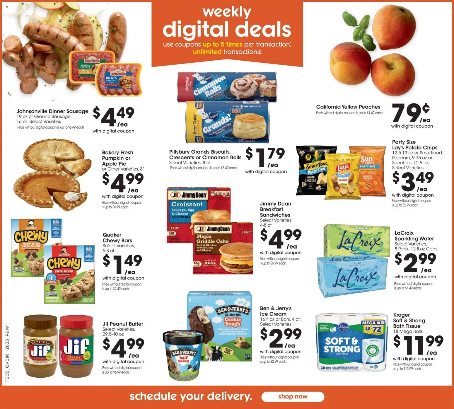 Kroger Ad - valid from 09/16/2026 | Page: 2 | Products: Chocolate, Pork, Cream, Dough