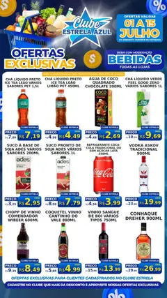Estrela Azul ofertas Clube Bebidas - Pré-Visualização do folheto da loja Estrela Azul, válido de 01/07/2026