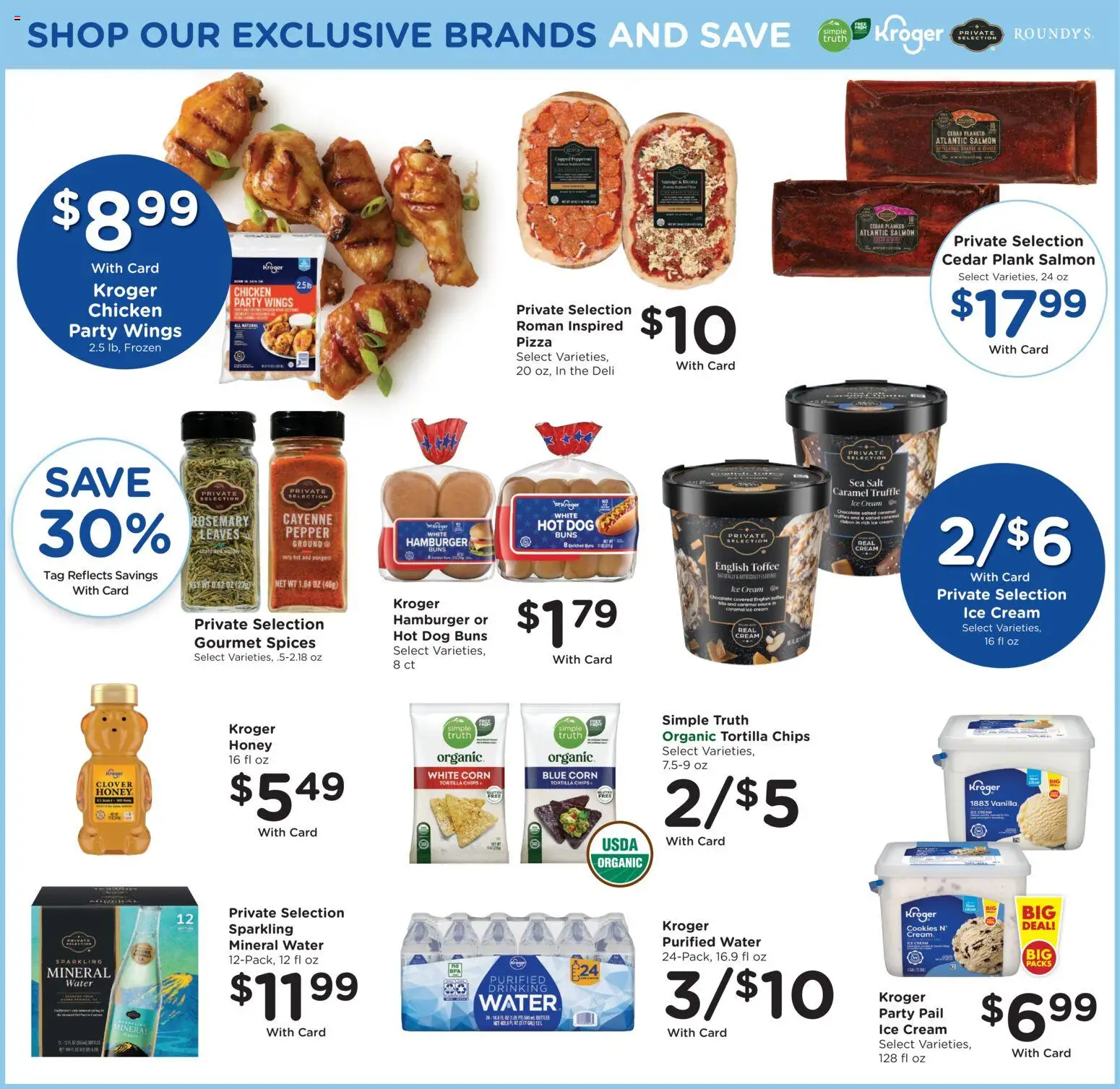 Mariano's Weekly Ad - valid from 08/12/2026 | Page: 9 | Products: Chocolate, Mineral water, Water, Salmon