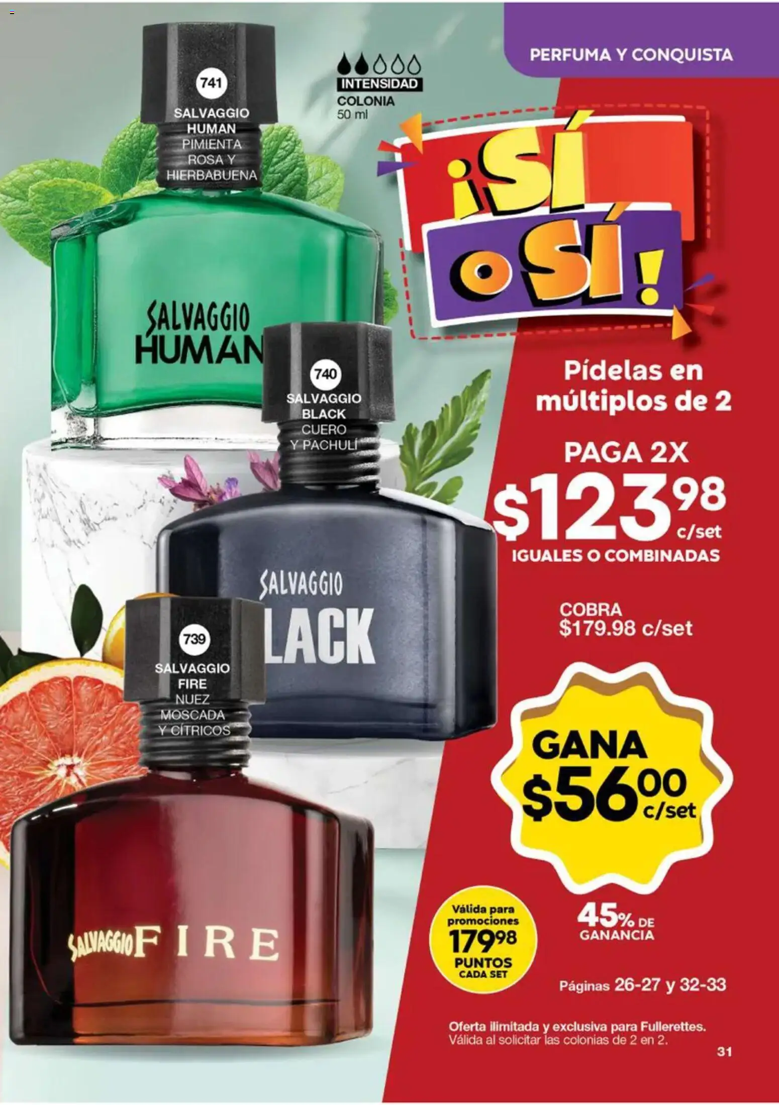 Nuevas ofertas de Fuller válidas en toda la República Mexicana desde el 19/08/2026. ¡Encuentra las mejores ofertas en Fuller Gana Más 10 2026! | Página: 30 | Productos: Pimienta, Nuez, Cítricos