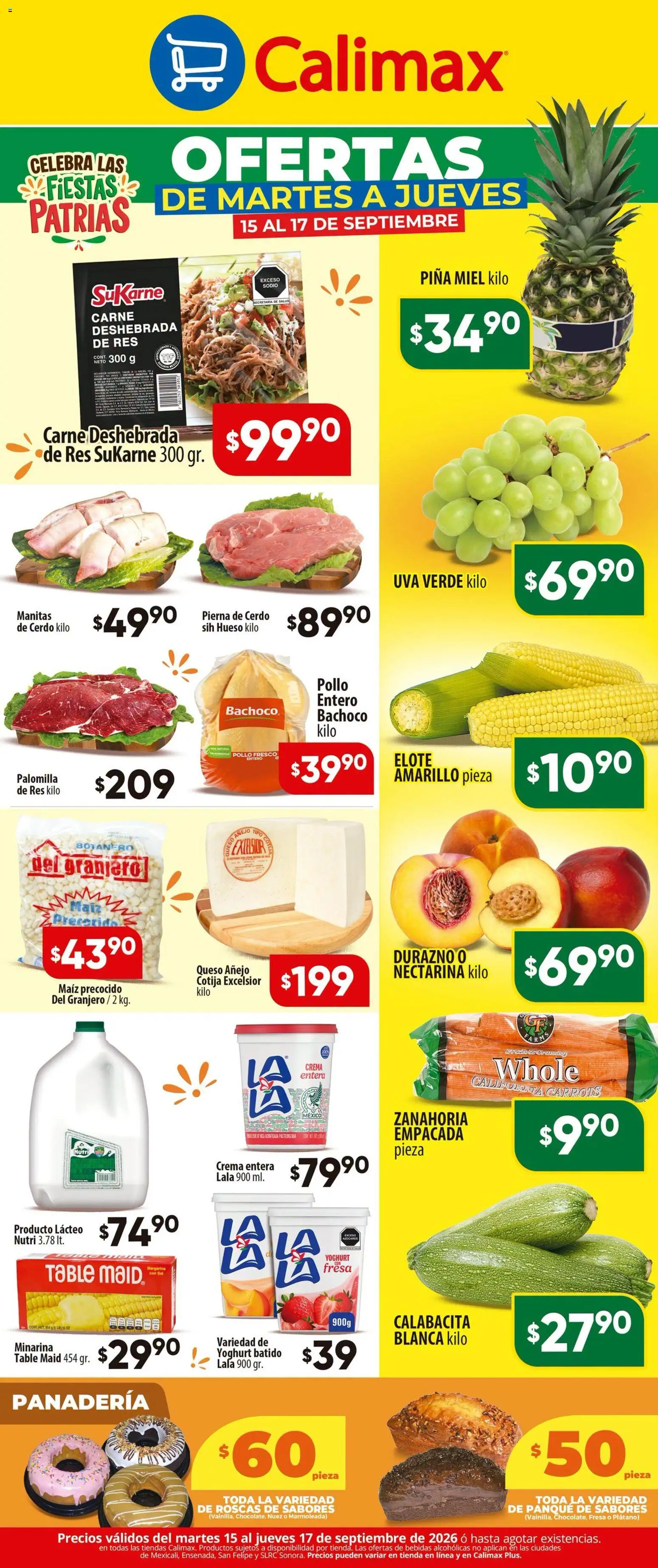 Nuevas ofertas de Calimax válidas en toda la República Mexicana desde el 15/09/2026. ¡Encuentra las mejores ofertas en Calimax folleto! | Página: 1