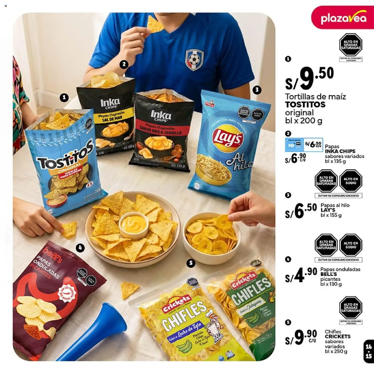 Catálogo Plaza Vea válido desde 12.06.2026 | Página: 15 | Productos: Leche, Papas