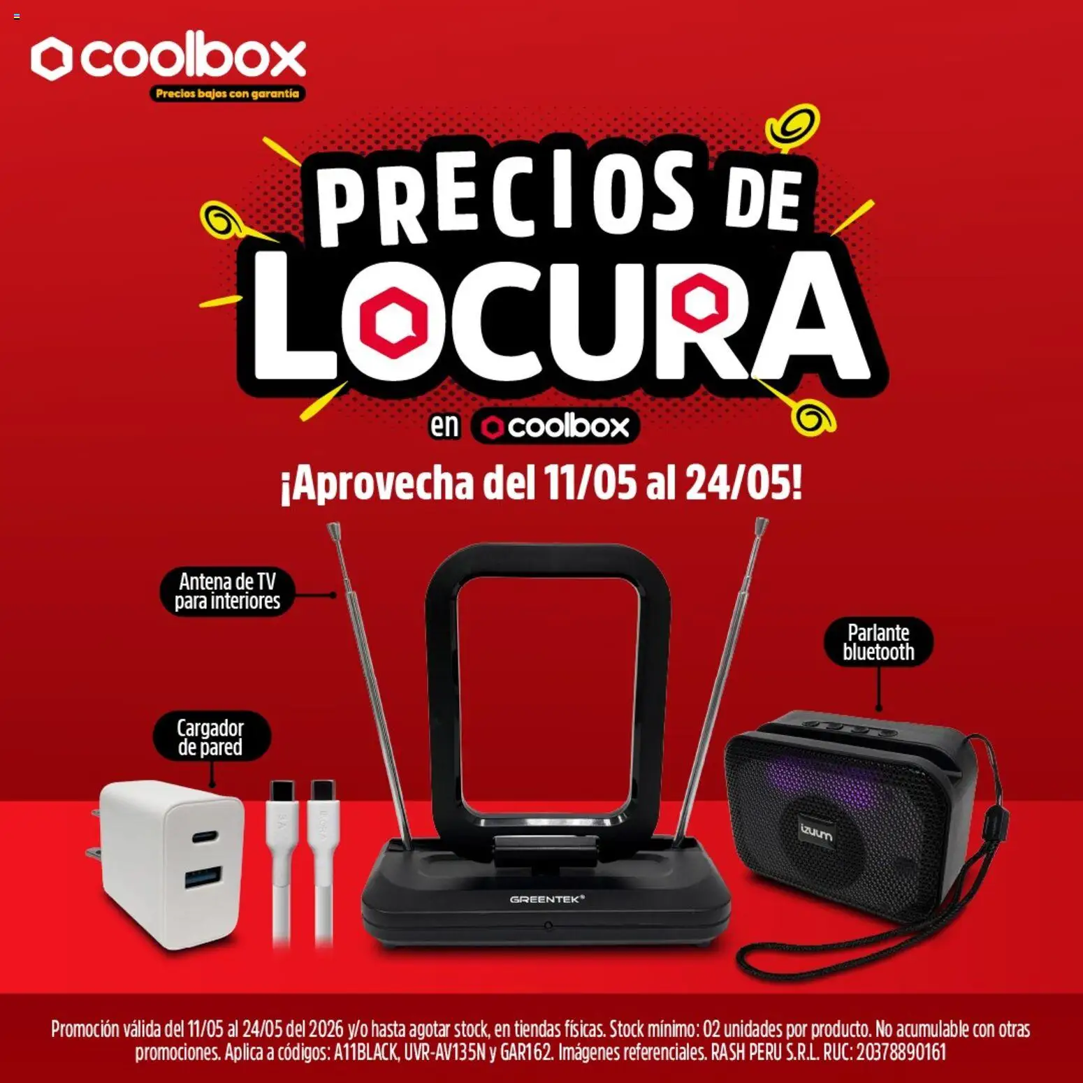 Catálogo Coolbox válido desde 11.05.2026 | Página: 1 | Productos: Parlante
