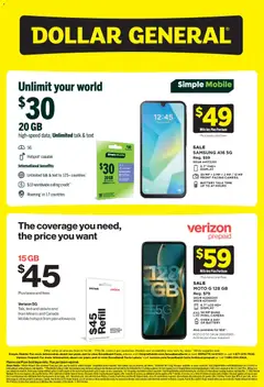Preview of Dollar General weekly ads valid from 14.06.2026 | Page: 2 | Products: Battery, Camera