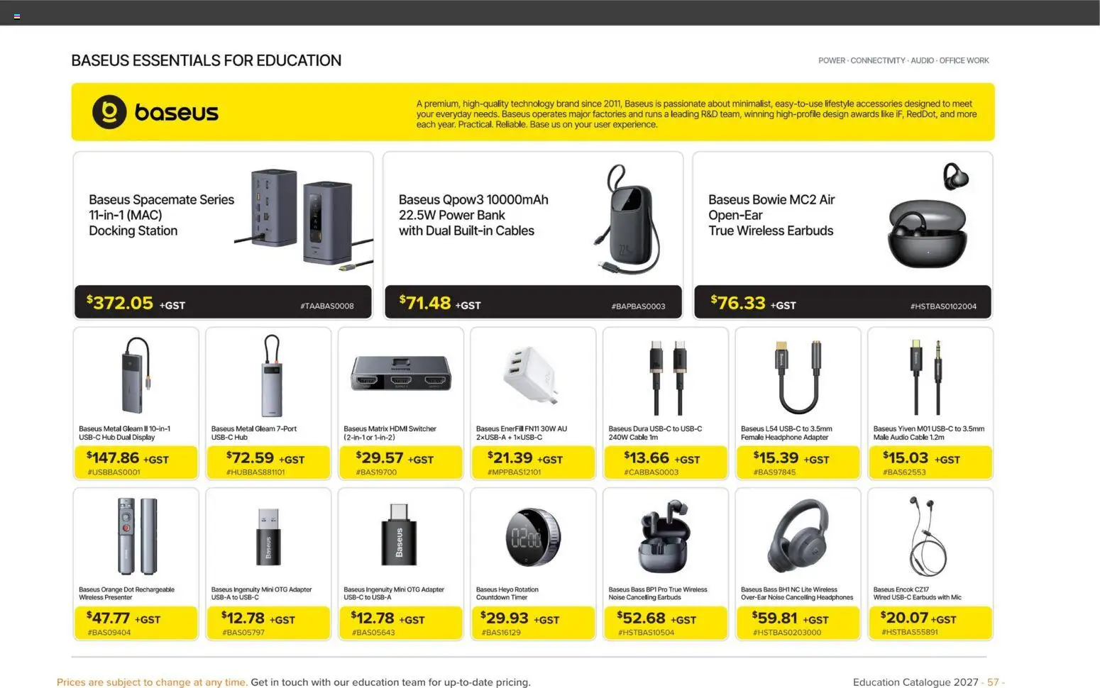 PB Tech catalogue from 15 Sept 2026 | Page: 57