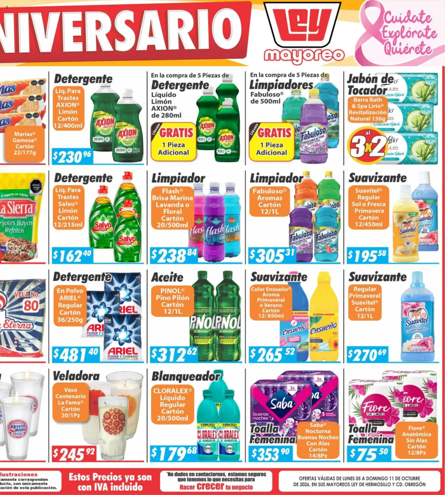 Nuevas ofertas de Casa Ley válidas en toda la República Mexicana desde el 05/10/2026. ¡Encuentra las mejores ofertas en Casa Ley folleto Hermosillo! | Página: 2