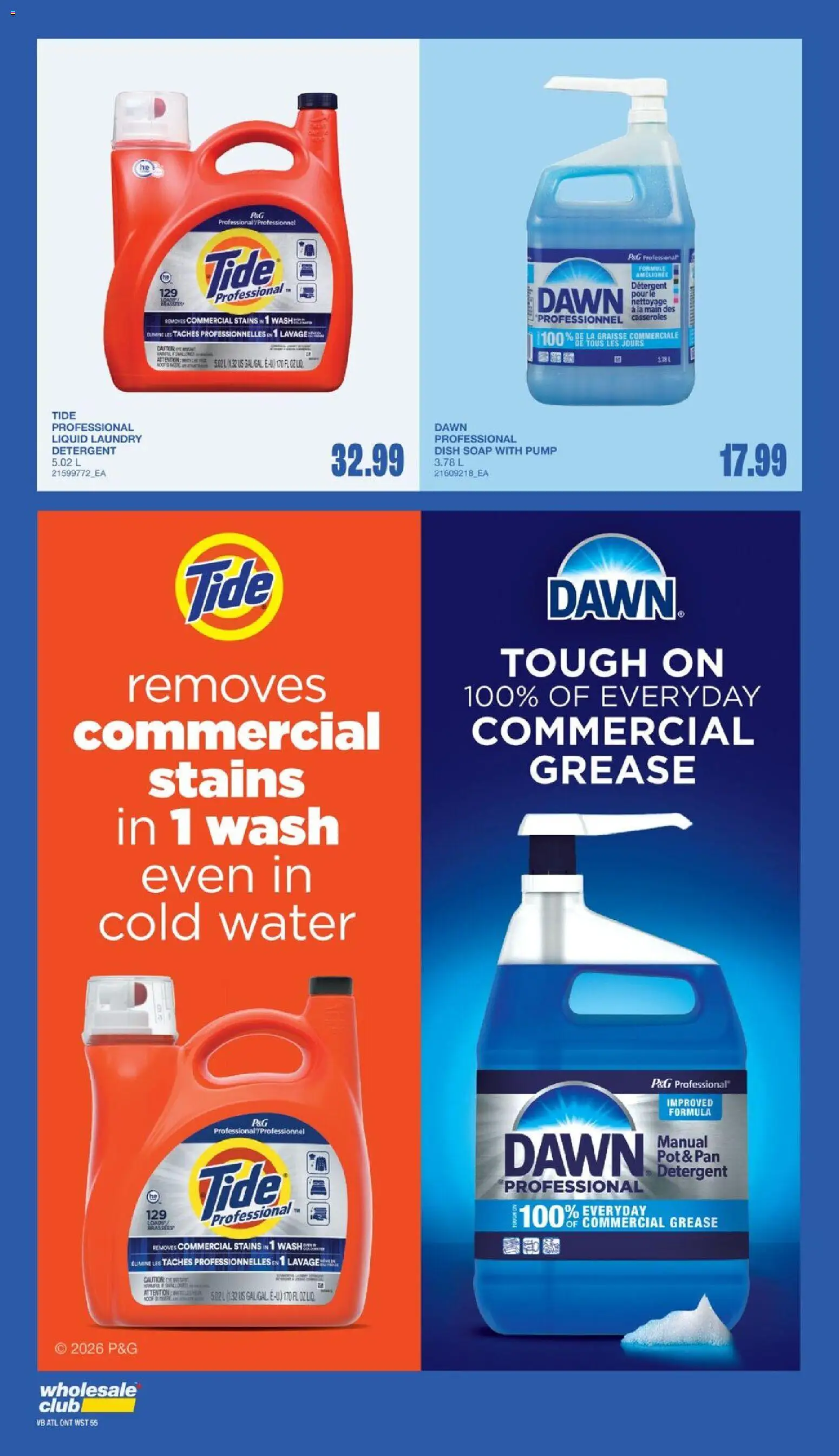 Wholesale Club flyer valid from Jul 30, 2026 | Page: 65 | Products: Soap, Detergent