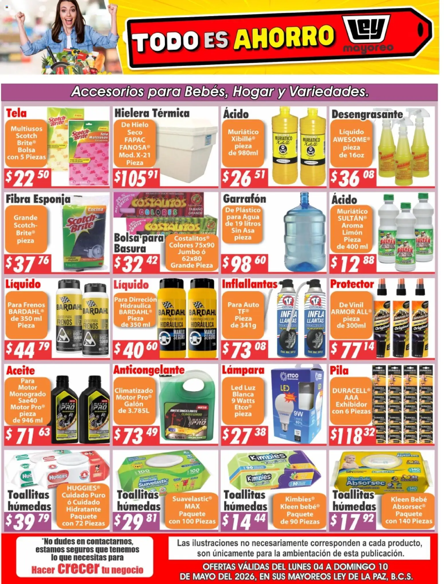 Nuevas ofertas de Casa Ley válidas en toda la República Mexicana desde el 04.05.2026. ¡Encuentra las mejores ofertas en Casa Ley folleto La Paz! | Página: 1