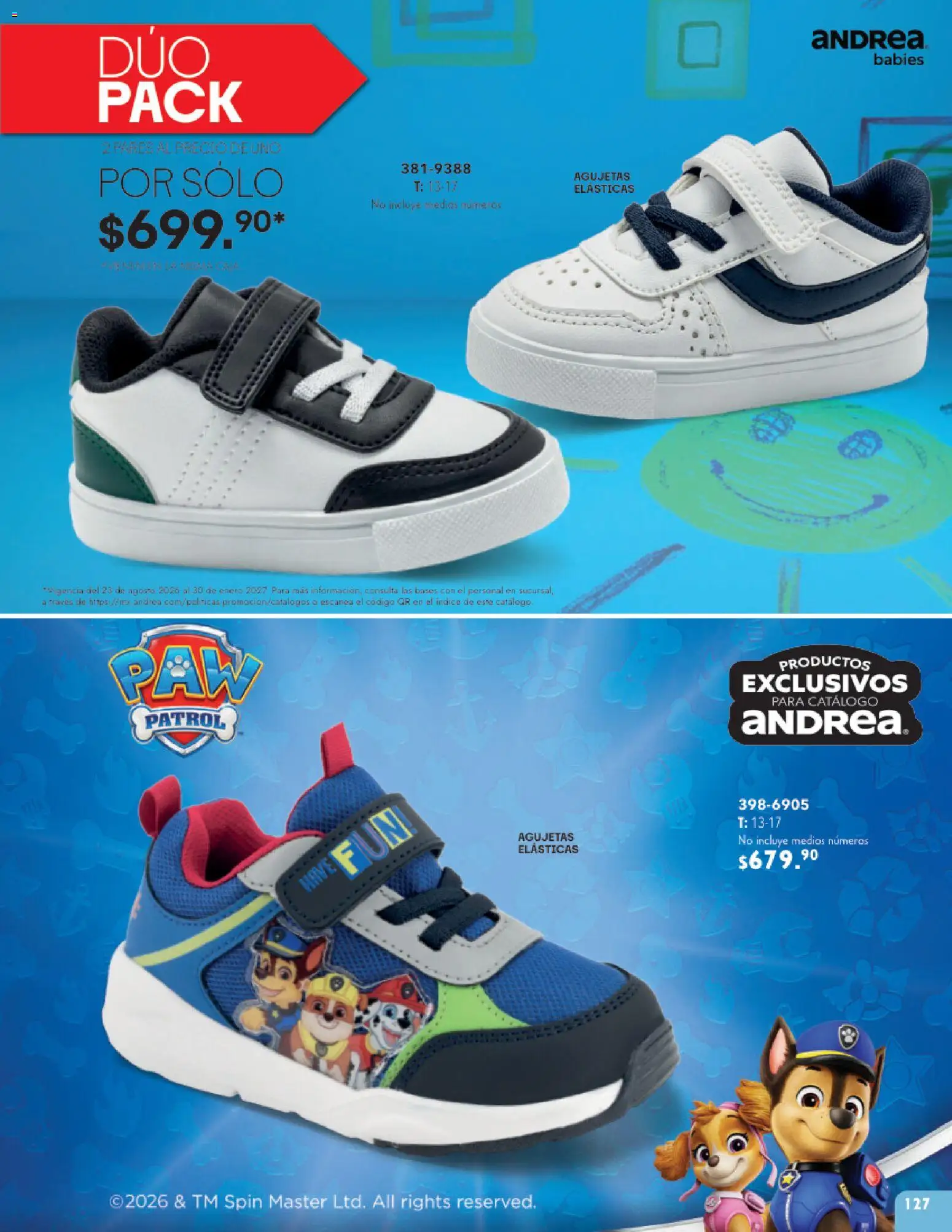 Nuevas ofertas de Andrea válidas en toda la República Mexicana desde el 23/08/2026. ¡Encuentra las mejores ofertas en Andrea catálogo Infantil Baby! | Página: 45