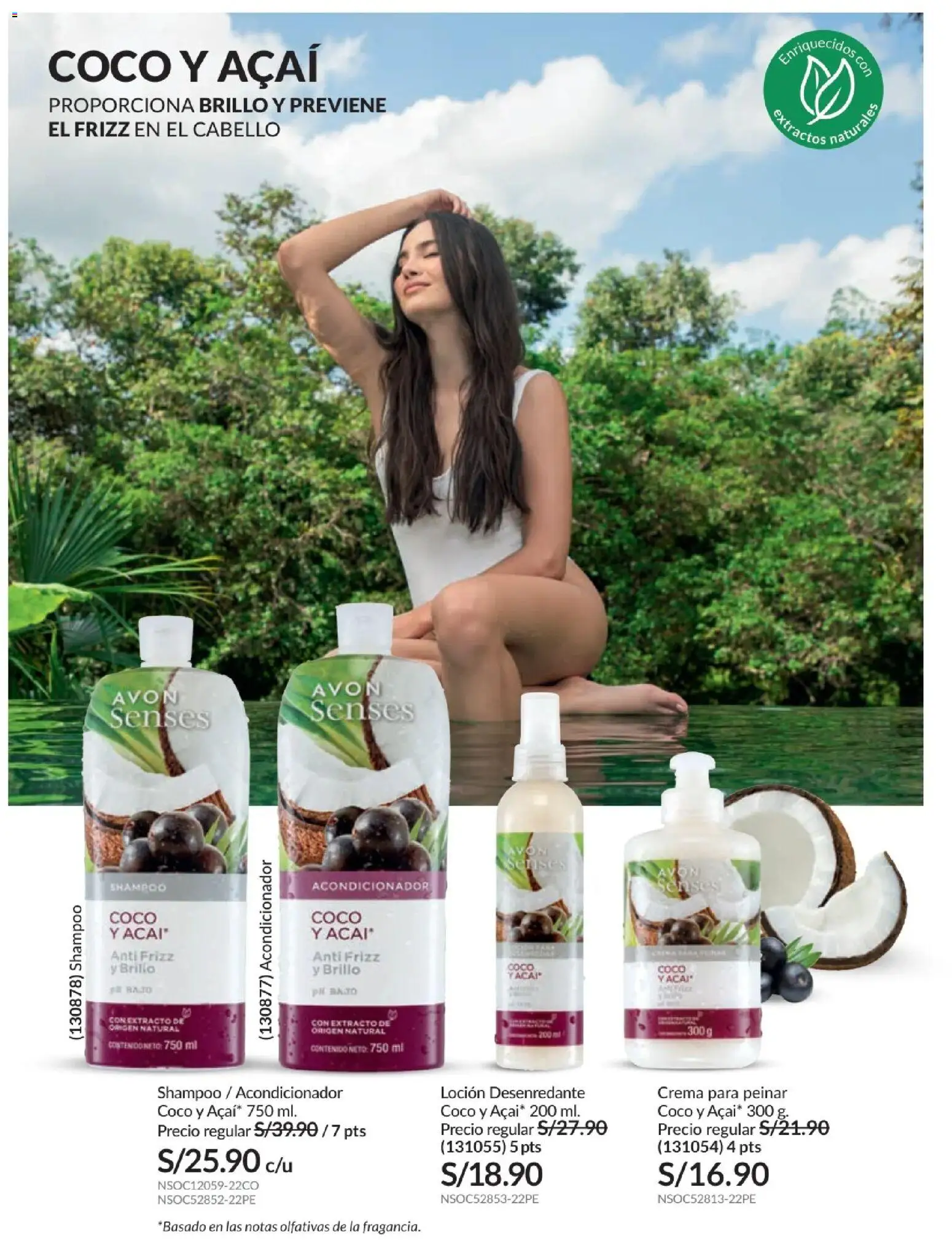 Catálogo Avon válido desde 01/07/2026 | Página: 173 | Productos: Shampoo, Acondicionador, Crema