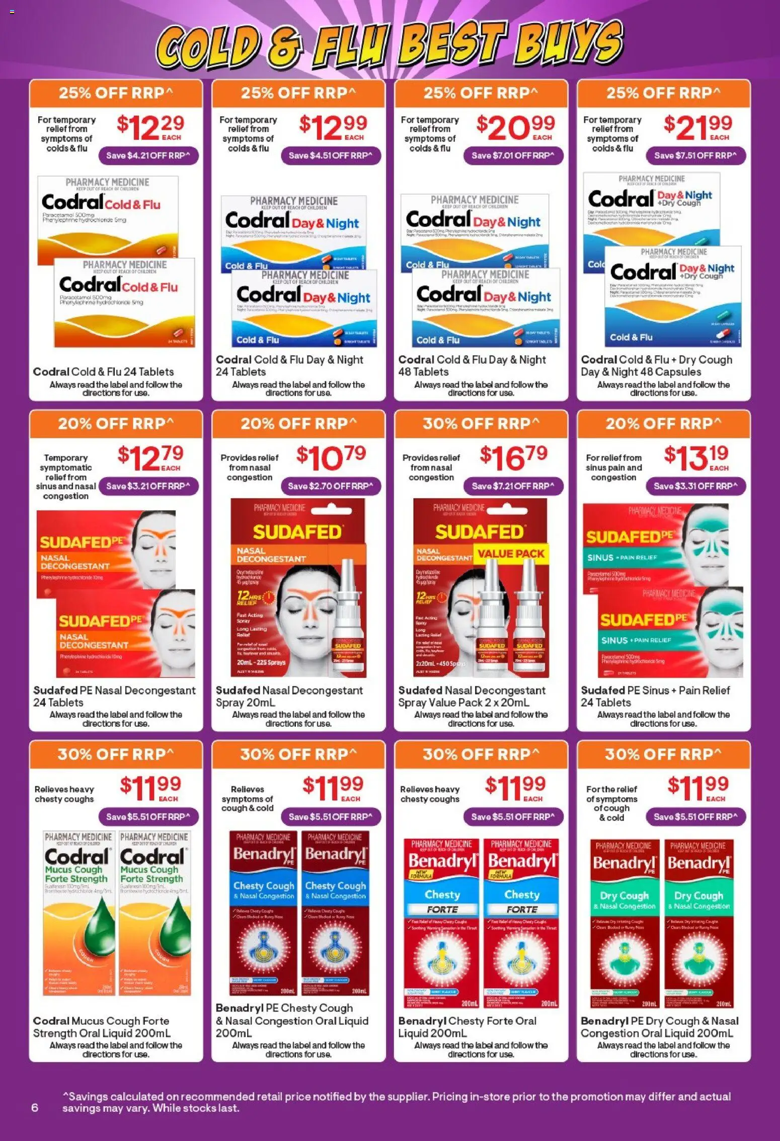 Discount Drug Stores catalogue - valid from 20.05.2026 | Page: 7 | Products: Sinus, Tablets, Pain relief