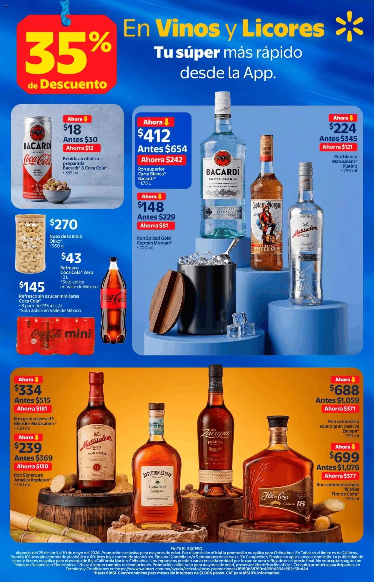 Nuevas ofertas de Walmart Express válidas en toda la República Mexicana desde el 29.04.2026. ¡Encuentra las mejores ofertas en Walmart Express folleto! | Página: 9