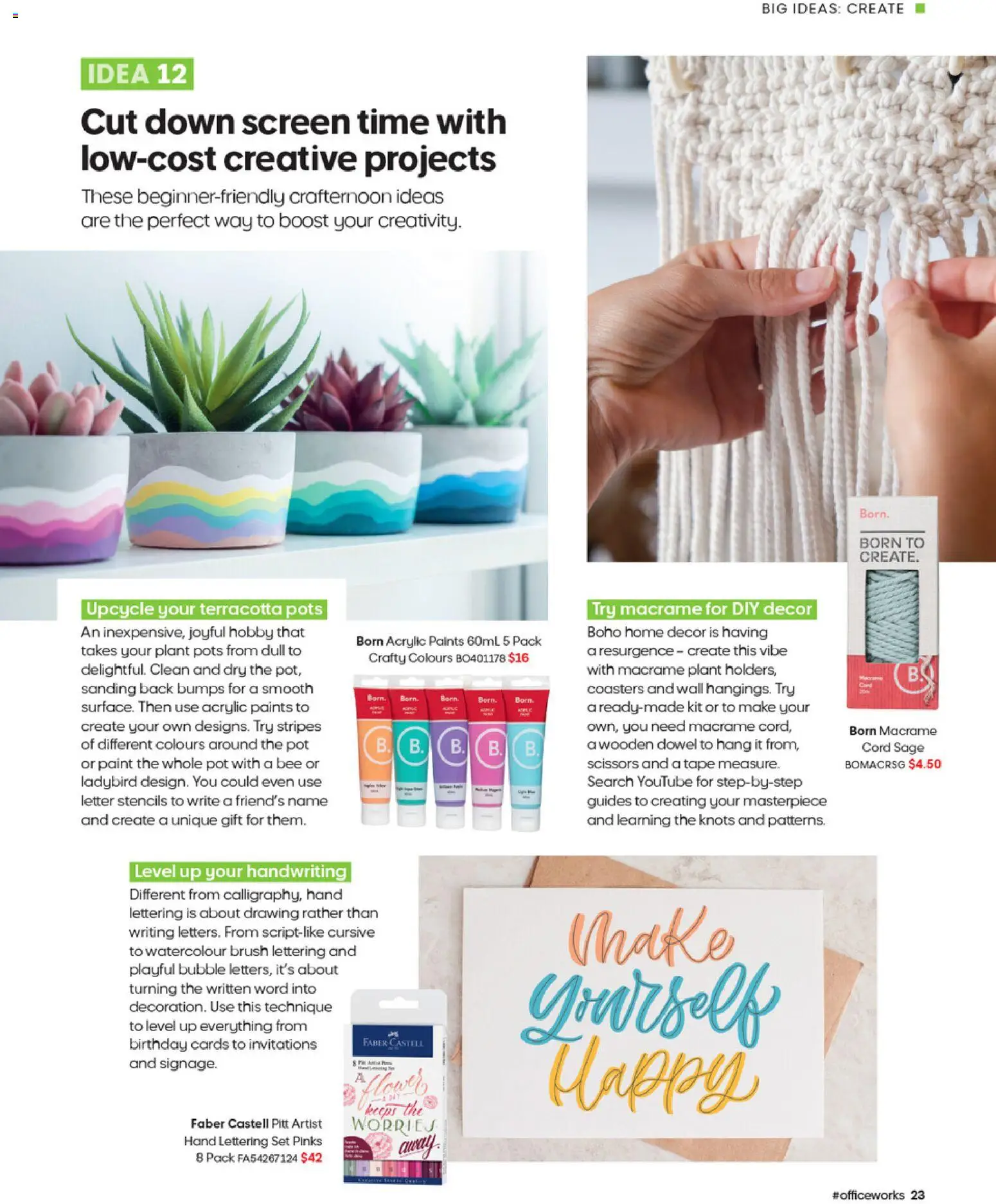 Officeworks catalogue - valid from 27/08/2026 | Page: 23 | Products: Decor, Pots, Pot, Plant