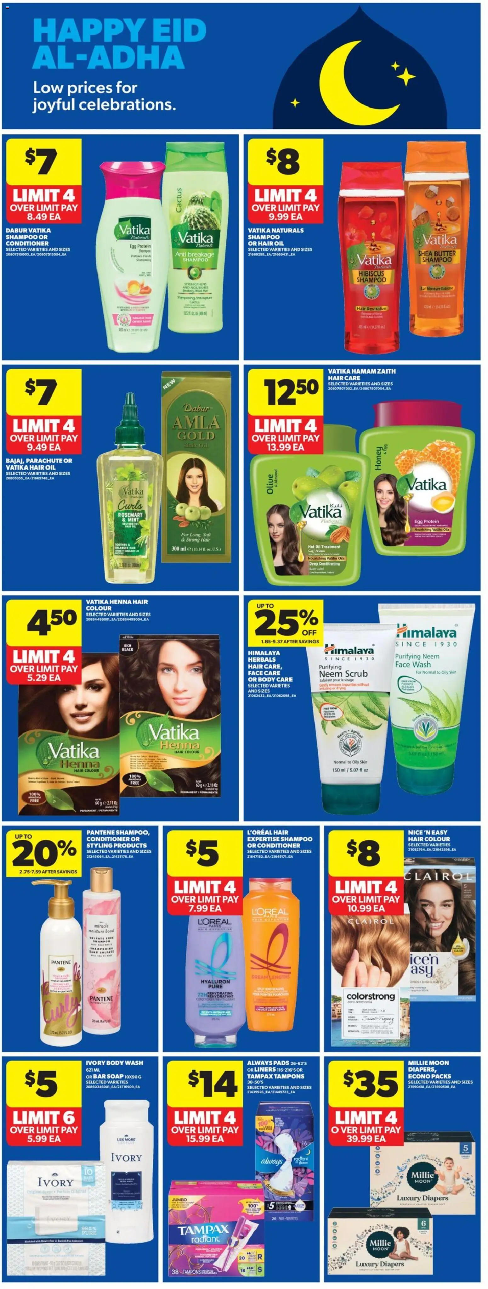 Real Canadian Superstore flyer valid from 07.05.2026 | Page: 23 | Products: Shampoo, Conditioner, Soap, Oil