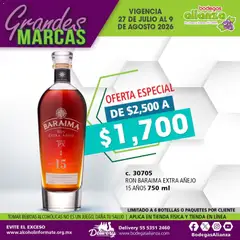 Vista previa de Bodegas Alianza catálogo Grandes Marcas, nuevo folleto de la tienda, válido en México a partir del 27/07/2026