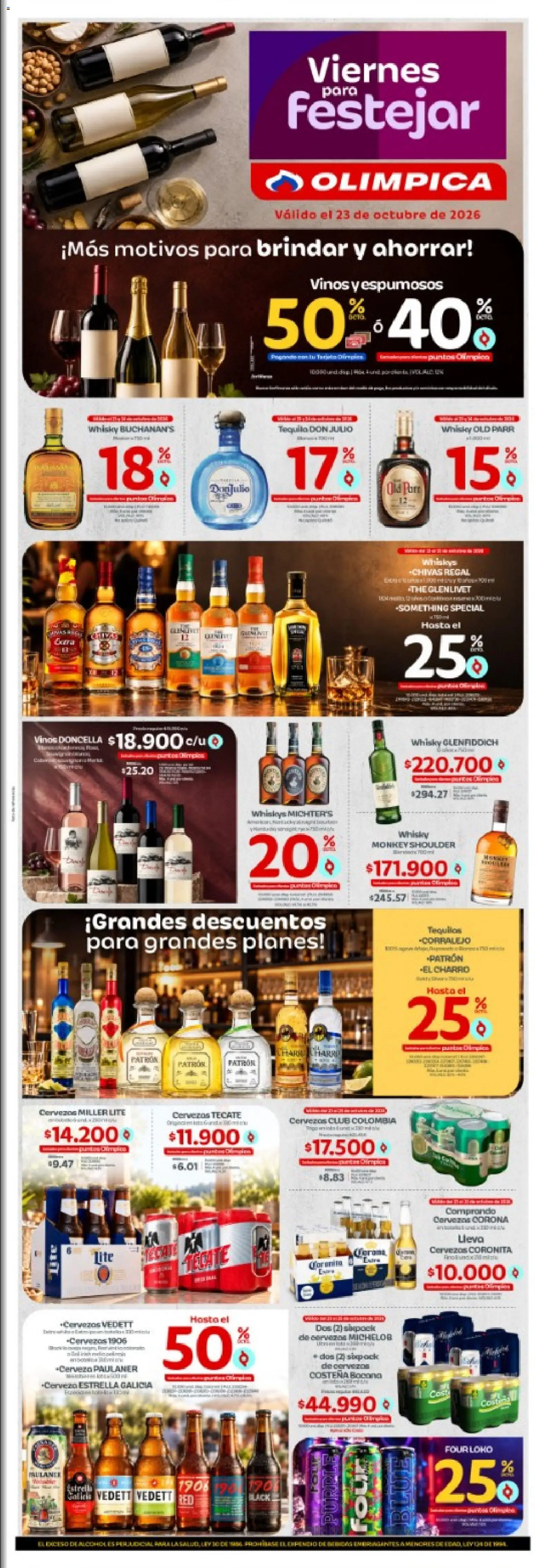 Olímpica revista - valida desde el 23/10/2026 | Página: 1