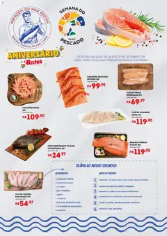 Bistek Supermercados ofertas Semana do Pescado - Pré-Visualização do folheto da loja Bistek Supermercados, válido de 16/09/2026