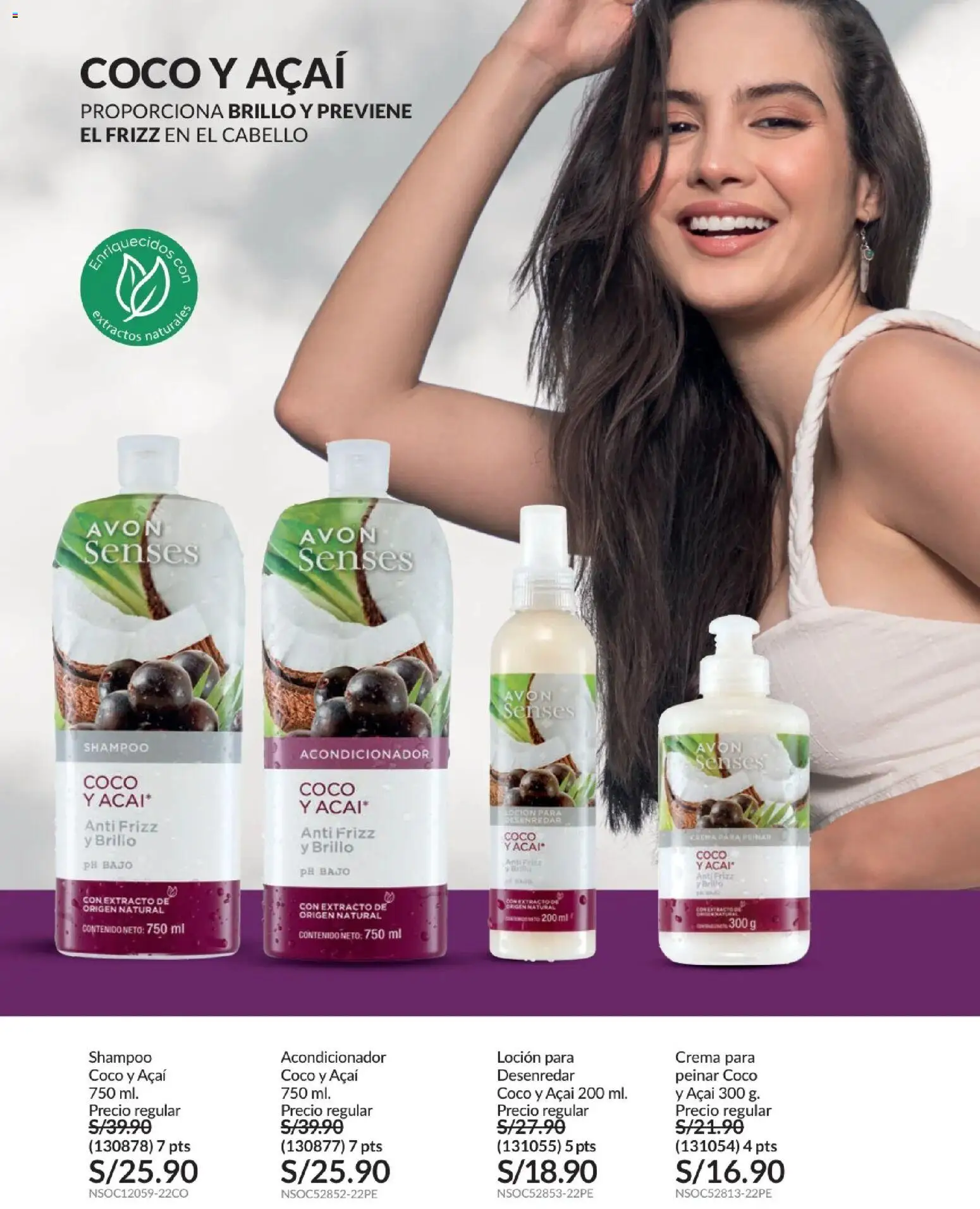 Catálogo Avon válido desde 24.05.2026 | Página: 177 | Productos: Shampoo, Acondicionador, Crema