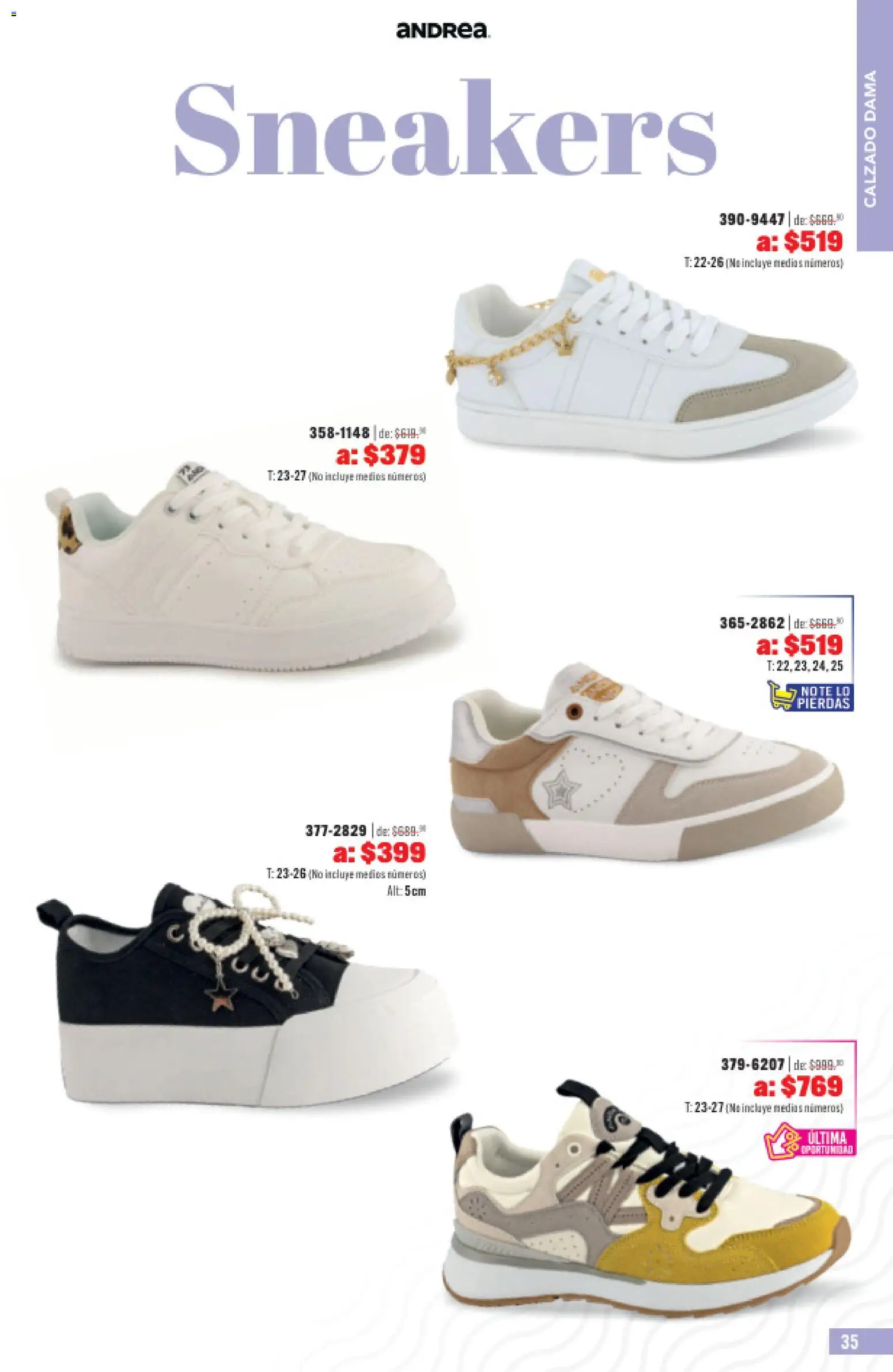 Nuevas ofertas de Andrea válidas en toda la República Mexicana desde el 31.05.2026. ¡Encuentra las mejores ofertas en Andrea catálogo Outlet! | Página: 35