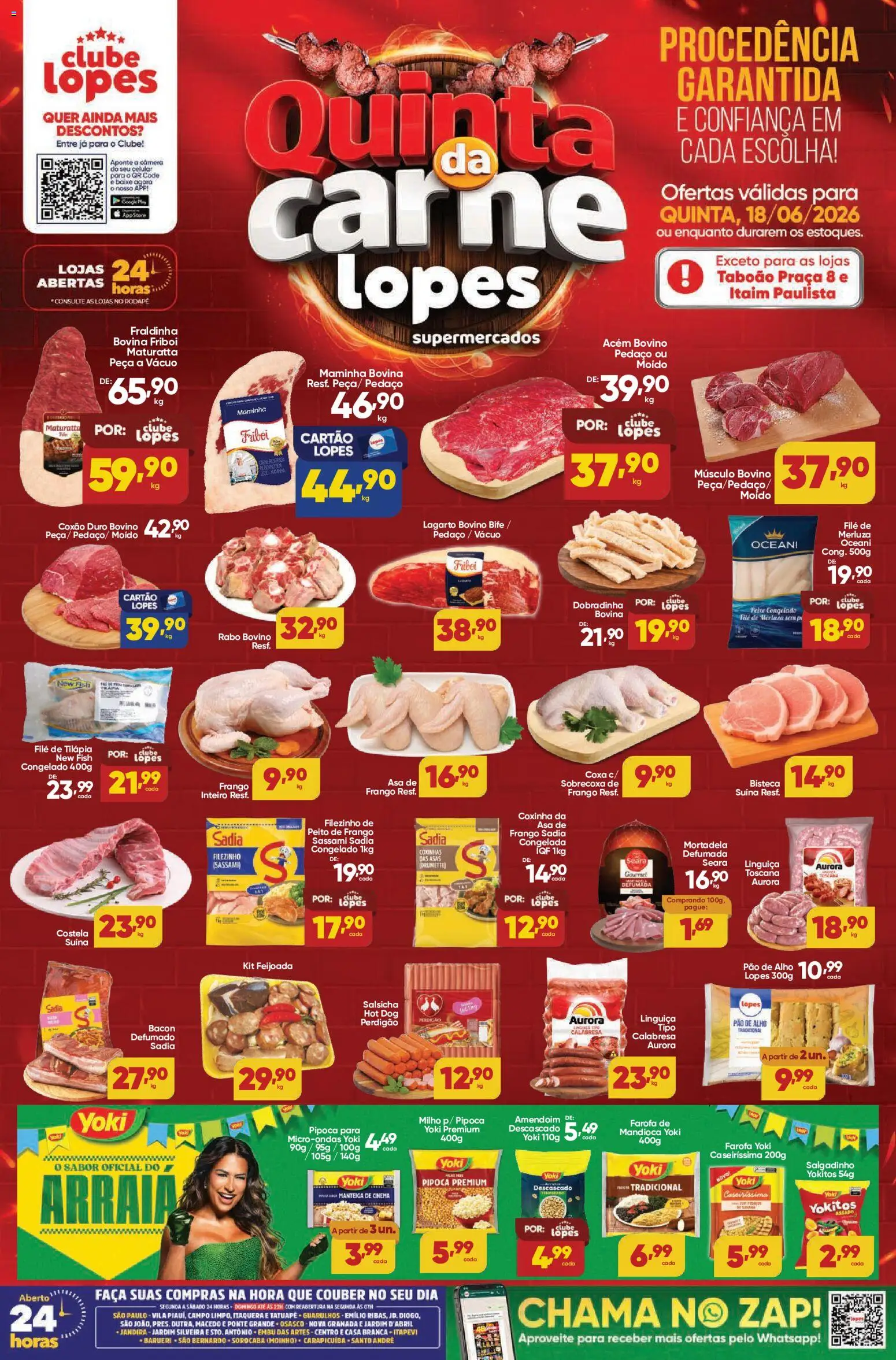 Lopes Supermercados Folheto - válido de 18.06.2026 | Página: 1