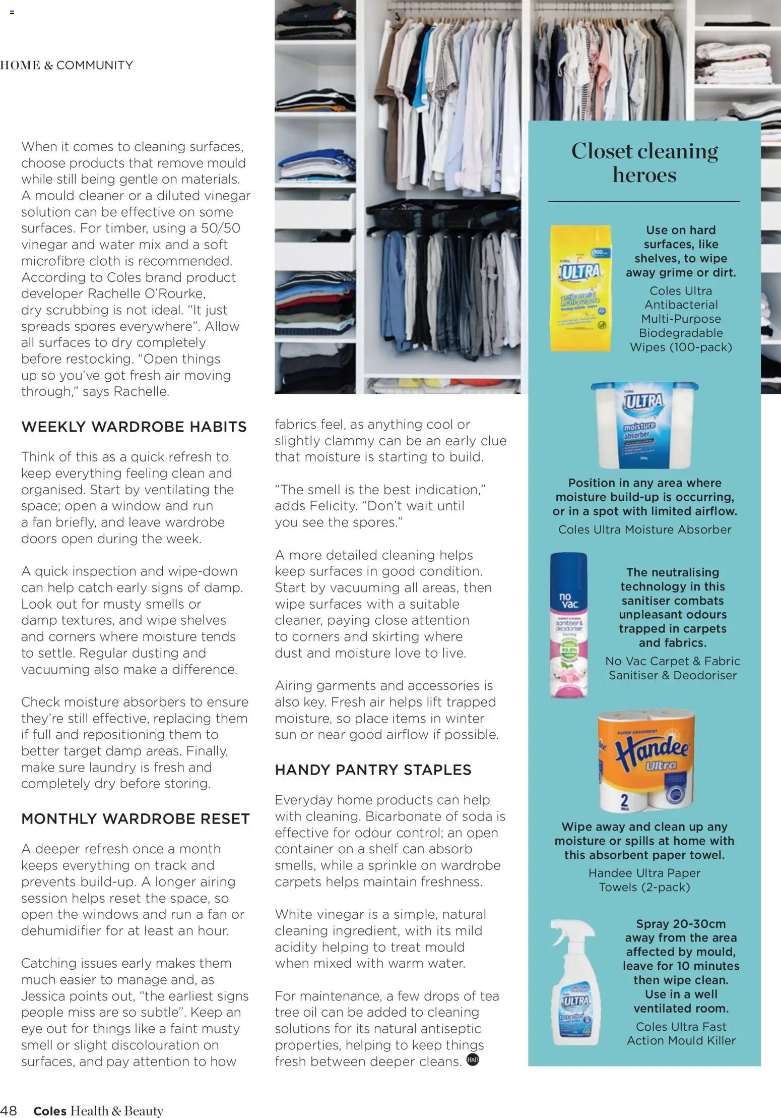 Coles catalogue - valid from 01/07/2026 | Page: 48 | Products: Closet, Towels, Multipurpose, Fan