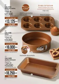 Vista previa Catálogo Amodil Campaña 17 válido desde el 01/10/2026 | Página: 118 | Productos: Asadera, Molde, Muffins
