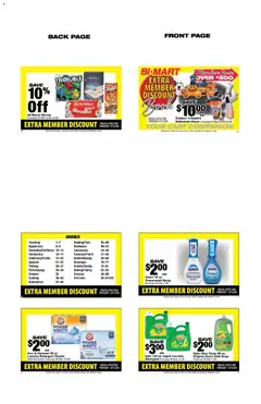Preview of Bi-Mart weekly ads valid from 09/28/2026