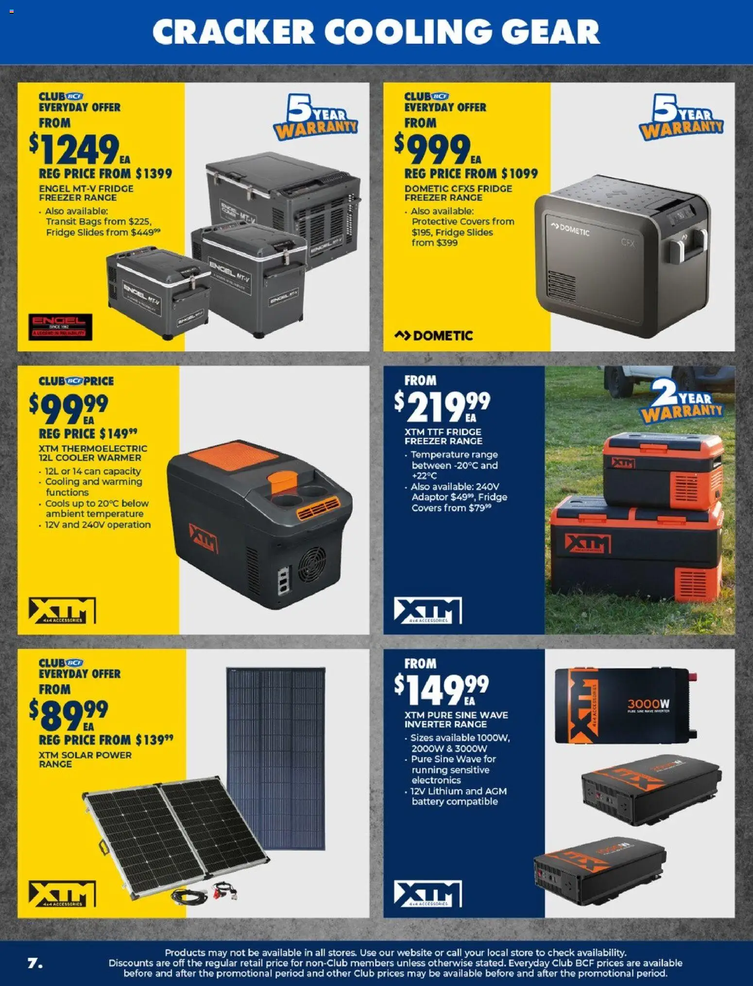 BCF catalogue - valid from 12.05.2026 | Page: 7 | Products: Battery, Slides, Accessories, Adaptor