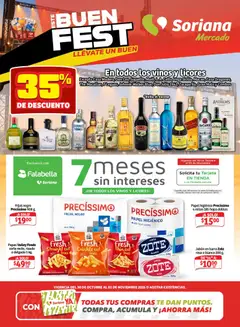 Vista previa de Soriana Buen Fest Mercado, nuevo folleto de la tienda, válido en México a partir del 30/10/2026