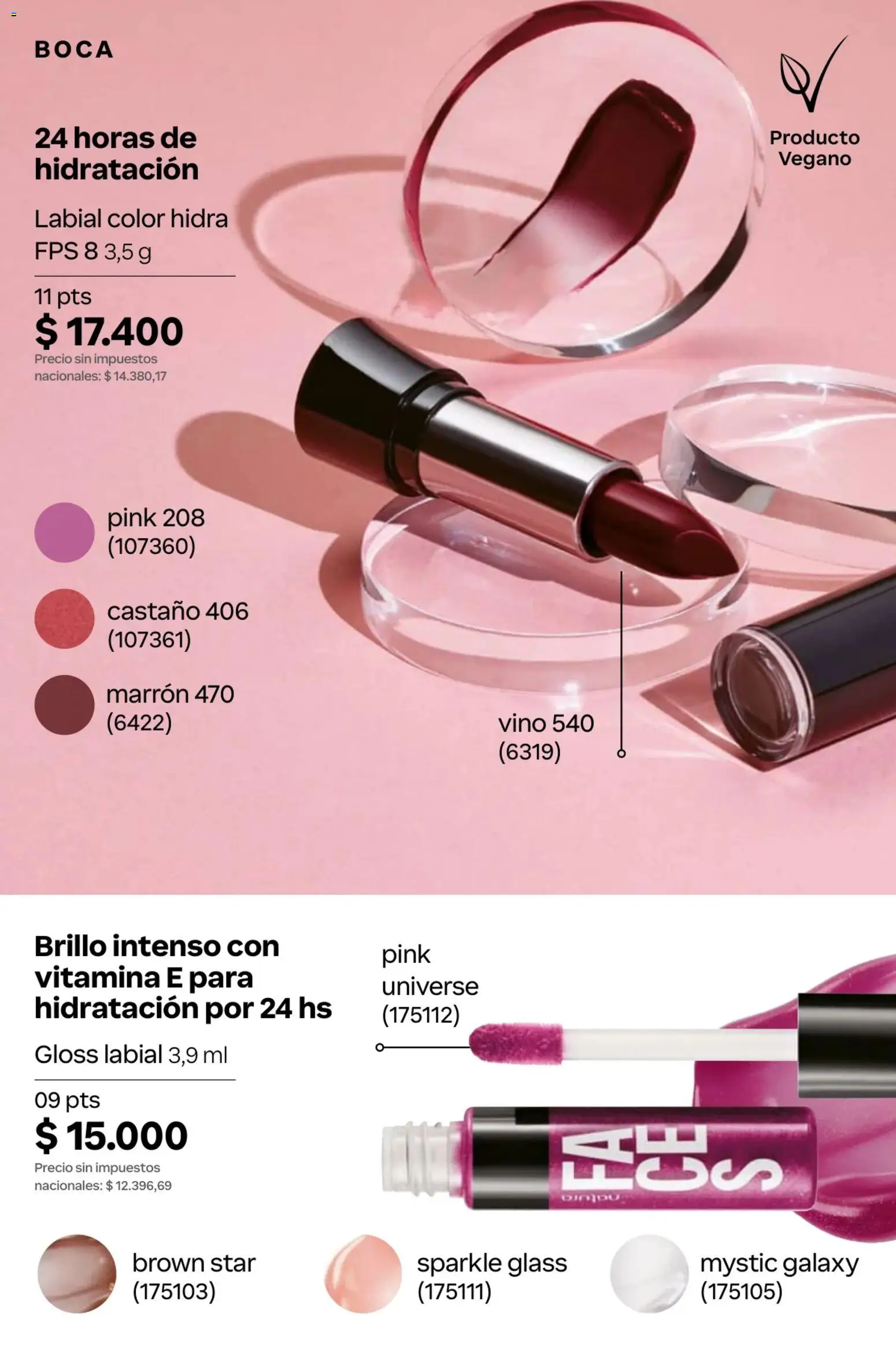 Catálogo Natura Ciclo 13 │ válido desde el 02/09/2026 | Página: 175 | Productos: Brillo, Vino