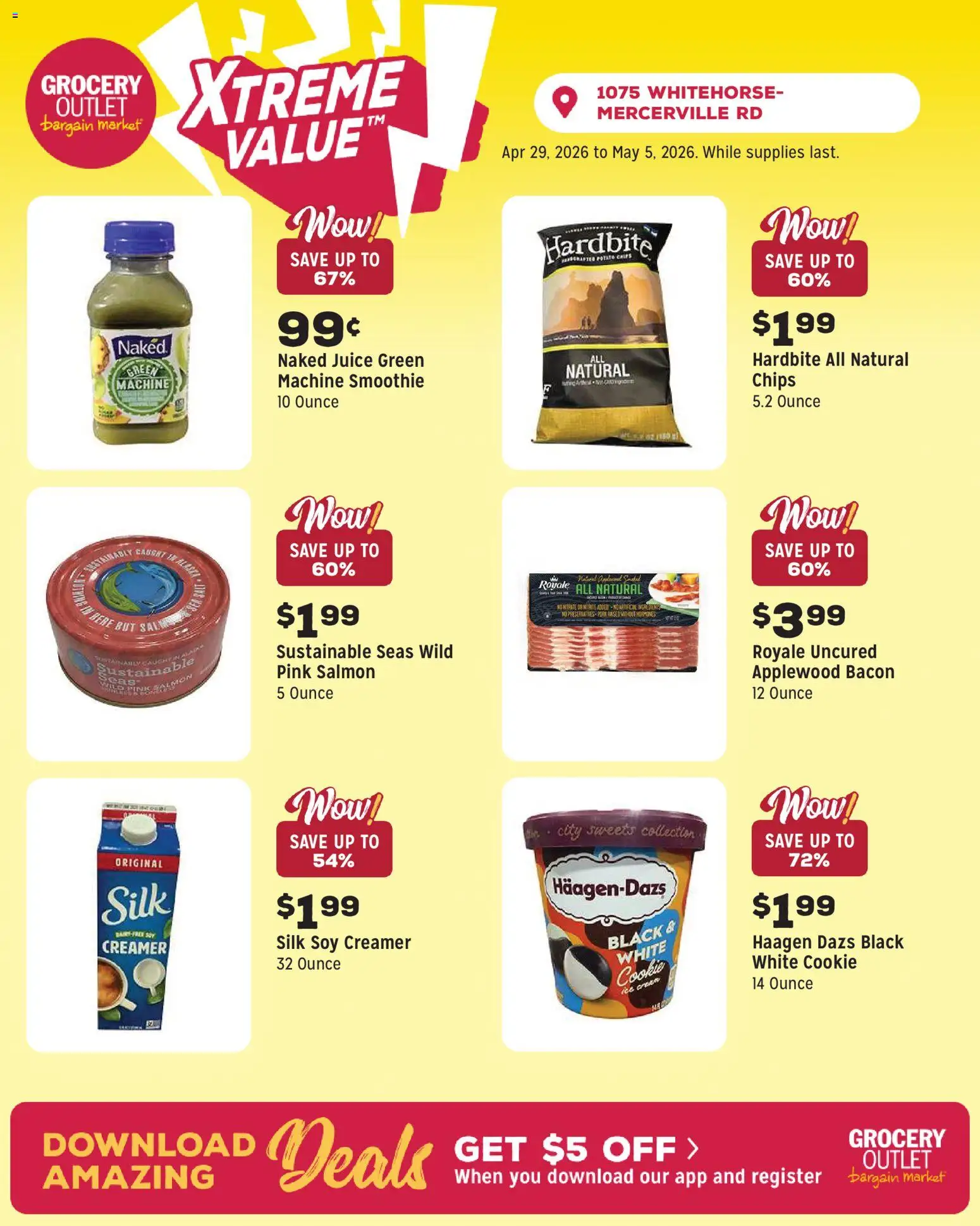Grocery Outlet Weekly Ad - NJ - valid from 29.04.2026 | Page: 6 | Products: Juice, Chips, Cream, Ice cream