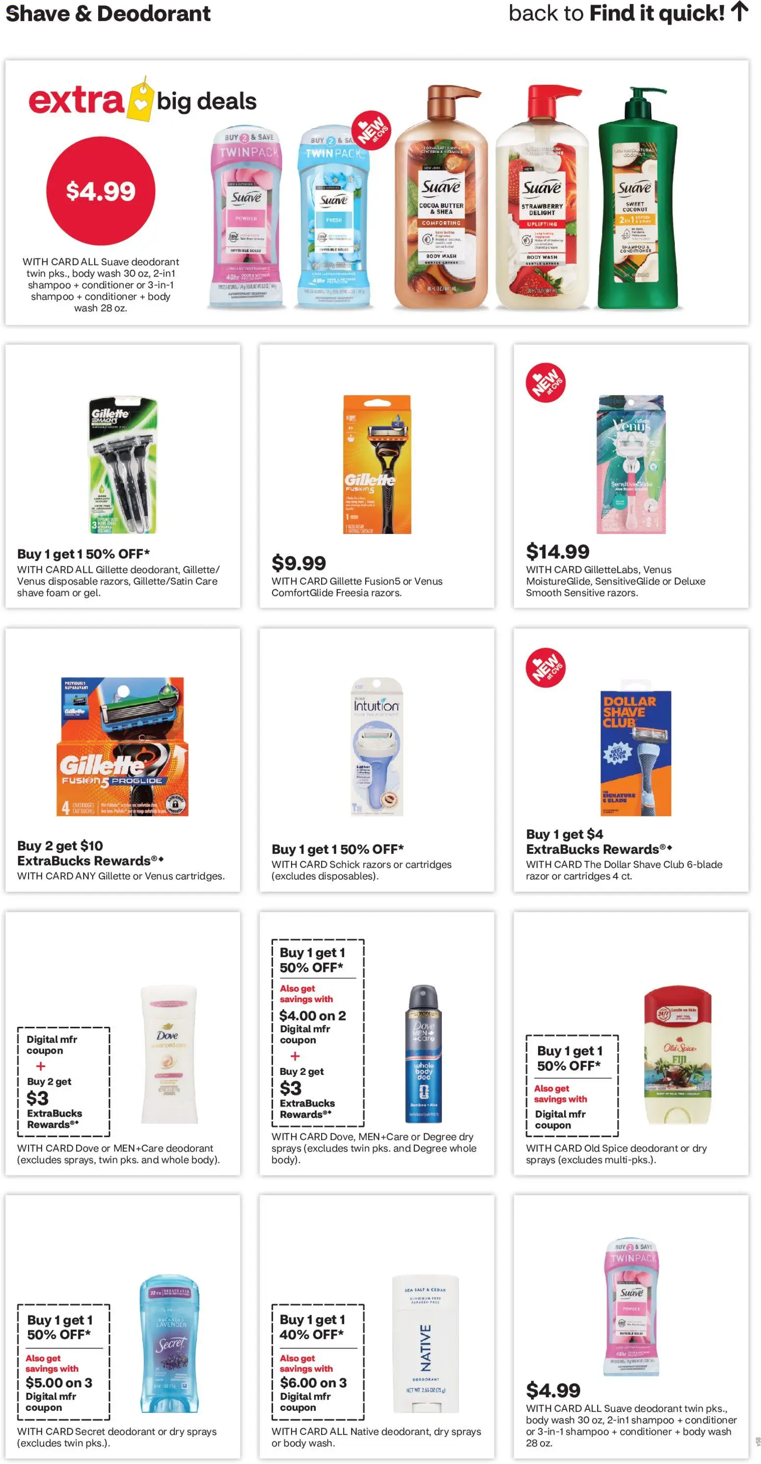 CVS Pharmacy Weekly Ad - MI - valid from 31.05.2026 | Page: 35 | Products: Fusion, Shampoo, Butter, Salt