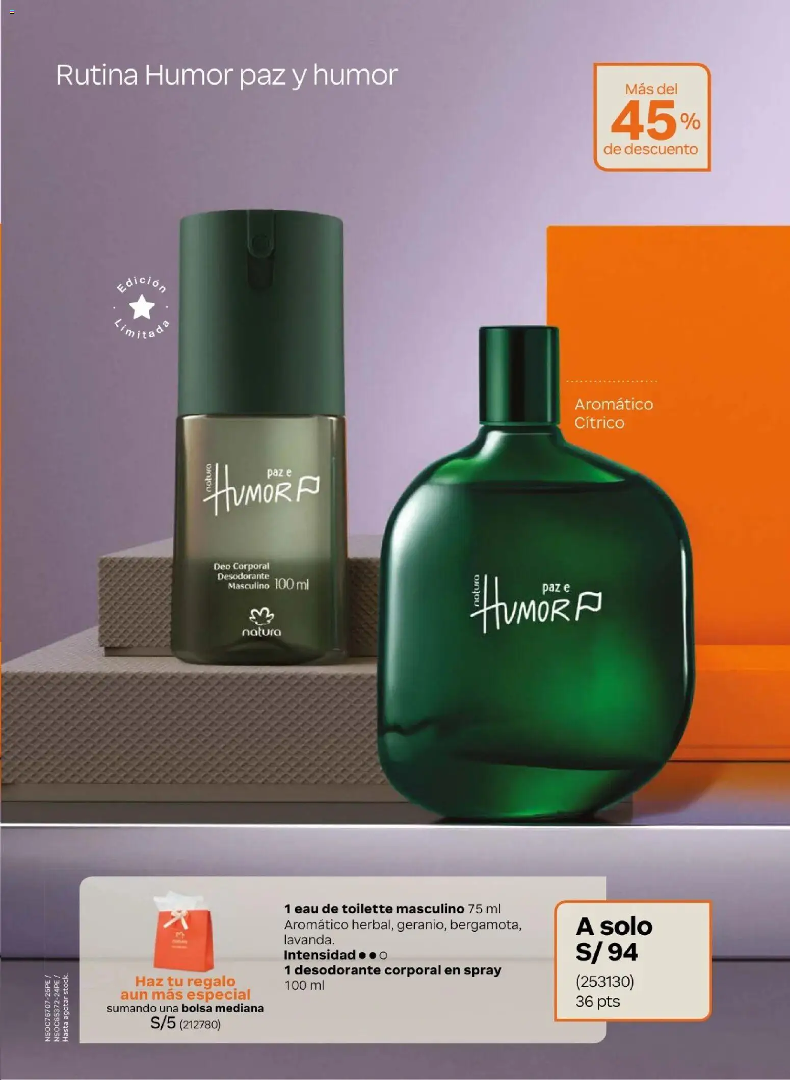 Catálogo Natura válido desde 05.05.2026 | Página: 16 | Productos: Desodorante, Bolsa, EAU de Toilette