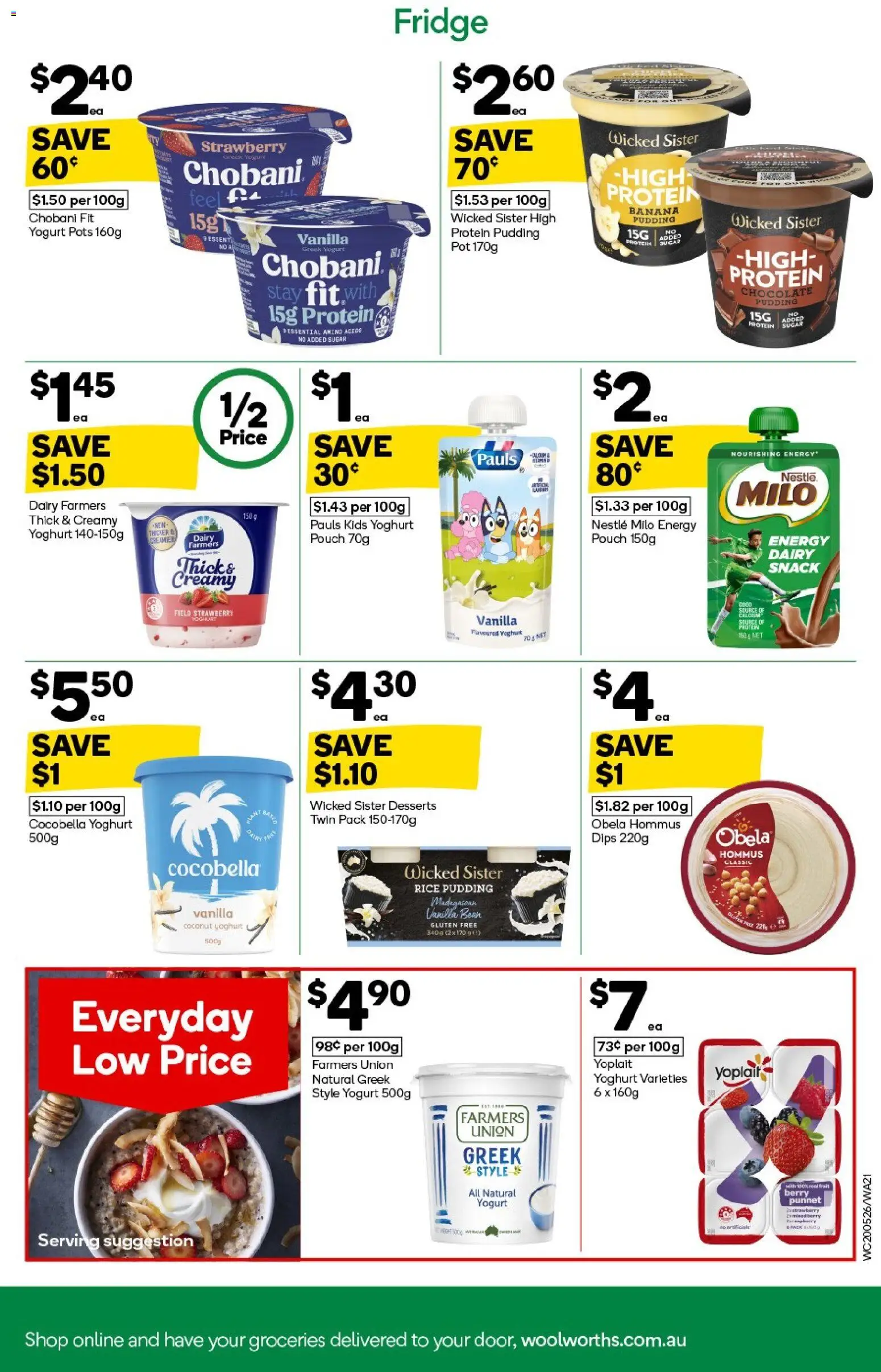Woolworths catalogue - valid from 20.05.2026 | Page: 21 | Products: Pot, Dairy, Yoghurt, Pudding