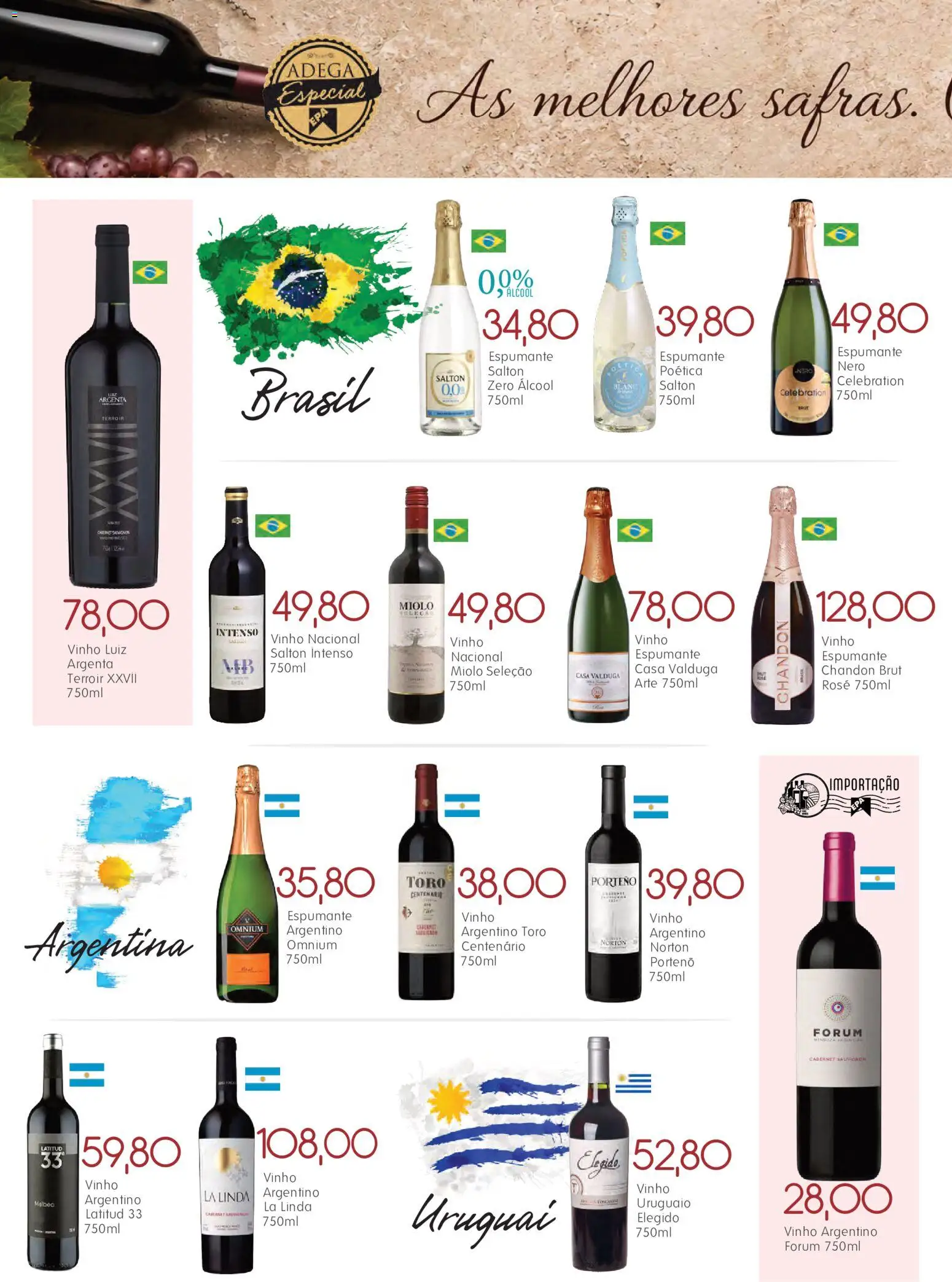 EPA Folheto - válido de 31/07/2026 | Página: 2 | Produtos: Espumante, Vinho