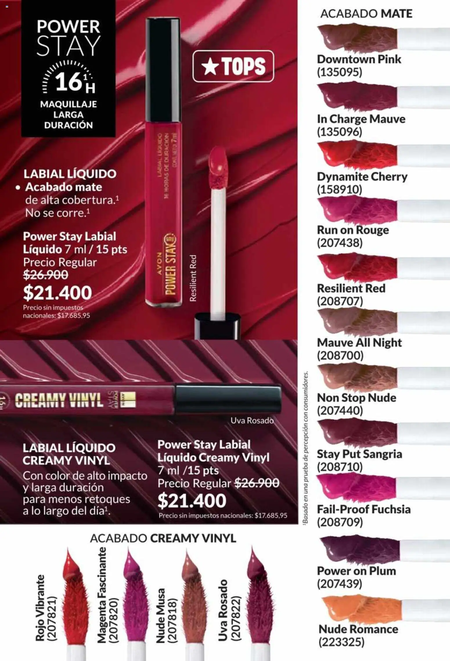 Catálogo AVON Campaña 5/2026 │ válido desde el 01.05.2026 | Página: 29 | Productos: Mate, Maquillaje, Uva