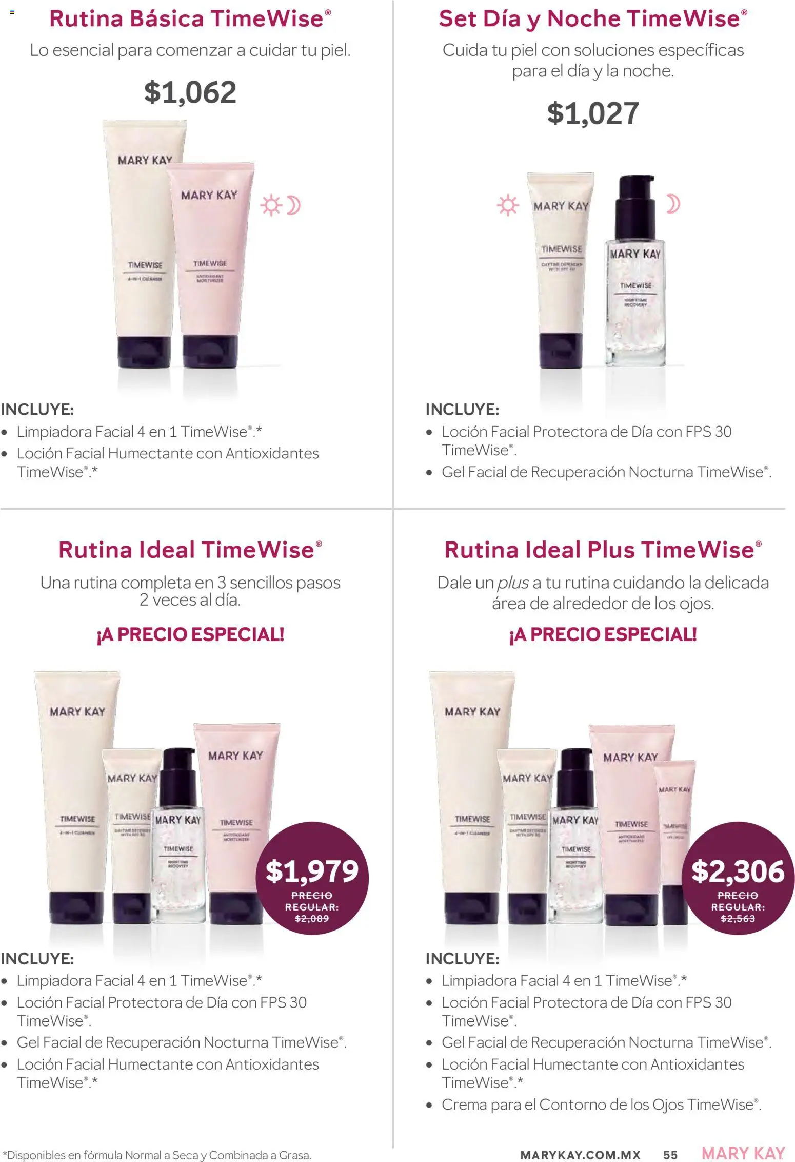 Nuevas ofertas de Mary Kay válidas en toda la República Mexicana desde el 01.03.2026. ¡Encuentra las mejores ofertas en Mary Kay catálogo! | Página: 55 | Productos: Crema, Contorno, Loción