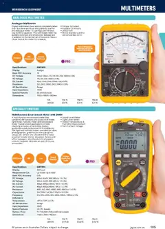 Preview of Jaycar Engineering & Scientific Catalogue 2025/2026  - valid from 09.07.2025 | Page: 105