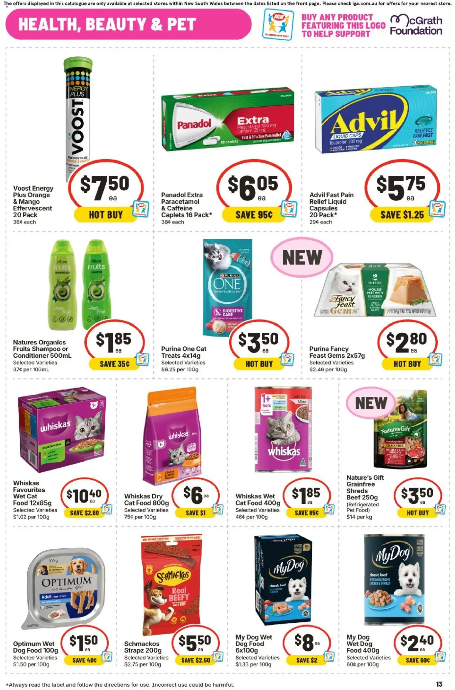 IGA catalogue - valid from 23/09/2026 | Page: 21 | Products: Conditioner, Beef, Fruits, Mousse