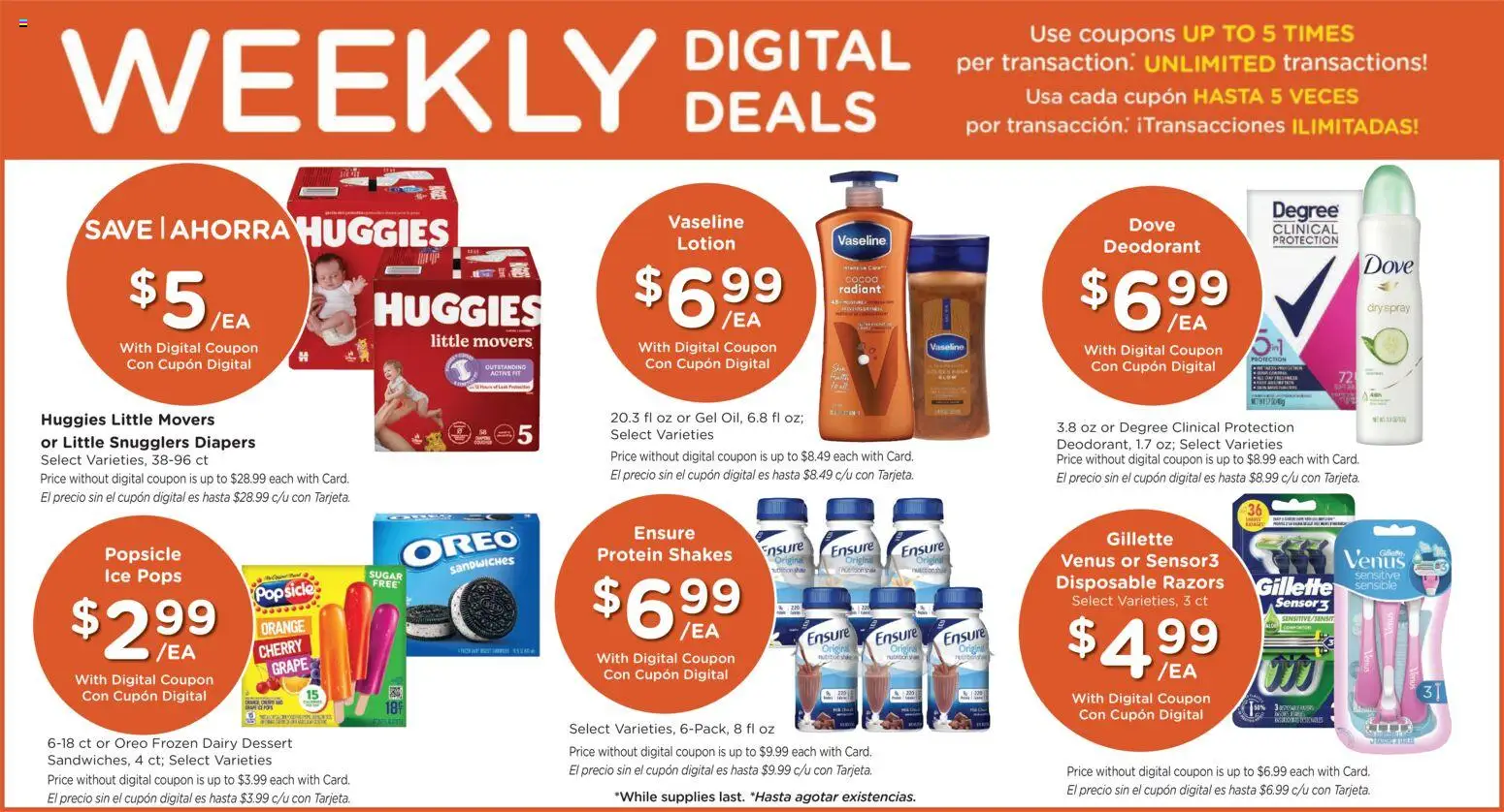 Fry's Food Weekly Ad - valid from 10.06.2026 | Page: 3 | Products: Deodorant, Sensor, Sugar