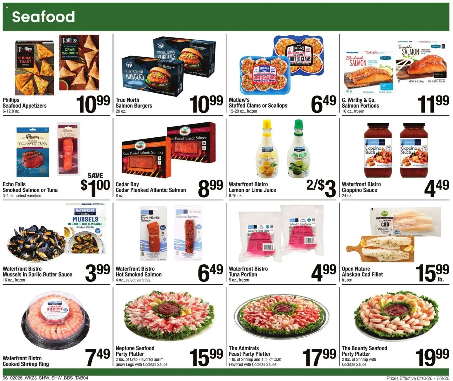 Star Market Big Book of Savings - valid from 10.06.2026 | Page: 4 | Products: Ring, Butter, Juice, Lime